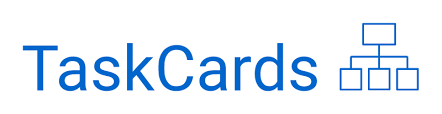 logo taskcards med firkanter som henger sammen